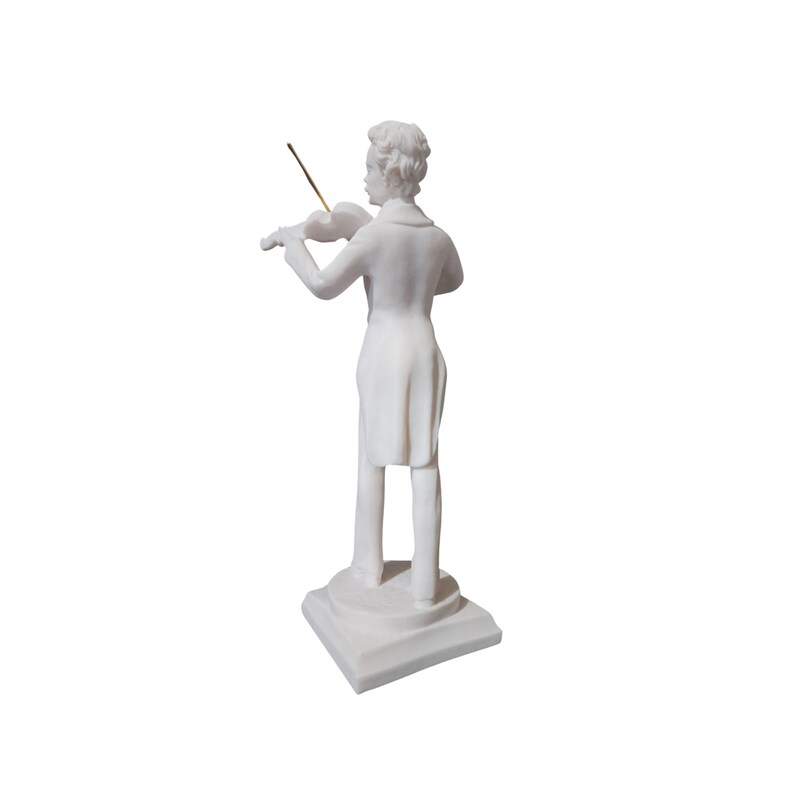 Johann Strauss Musician Statue made of Alabaster Sculpture image 5