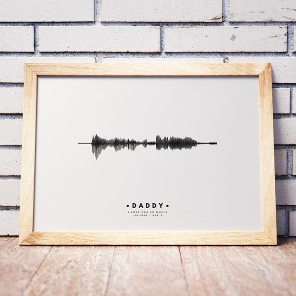 Custom Sound Wave Art Print, Personalized Voice Wave Gift, Anniversary Gift, Wedding Gift, Birthday Gift, Voice Art, Custom Gift, Printable