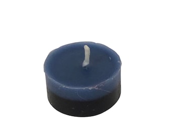 Blue/Black Tealight candle, double action candle, tealight candle, remove communication and emotional issues and return to sender