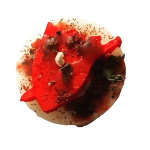 fiery wall of protection tealight, Evil eye, Repel Negative energy, Curse Reversal, back to sender, Magic Candle,Spell Candle ,Hoodoo Candle