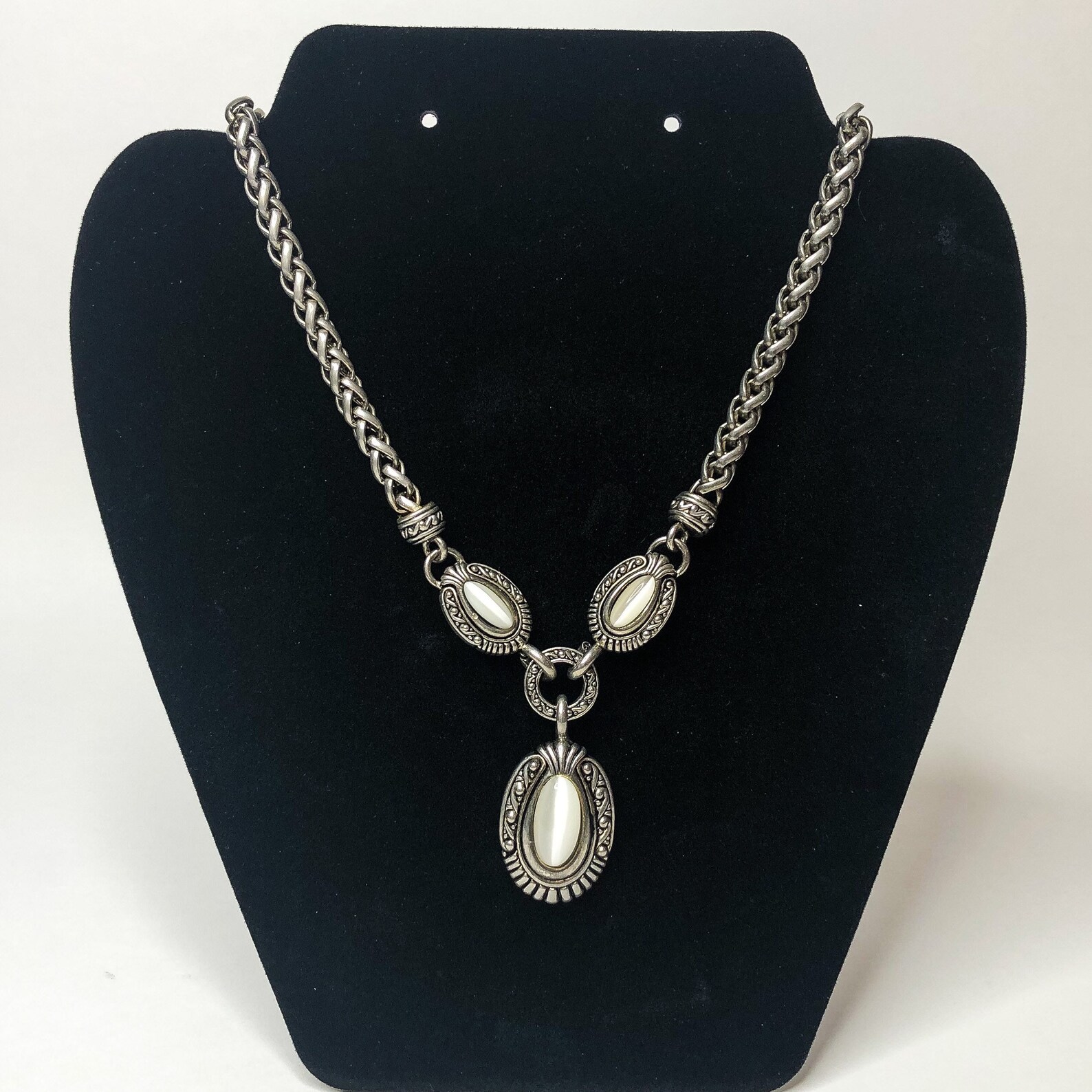 Cats Eye Necklace Etsy