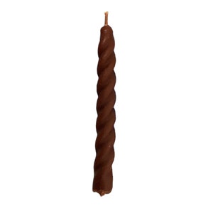 6 Brown chime candles,ritual chime candle,spell chime candle