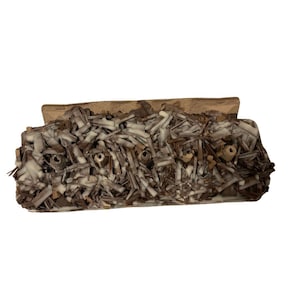 Kit inicial de fogo de caixa de ovos, caixas de ovos reaproveitadas, caixa de ovos reciclada de cera de abelha Firestarter