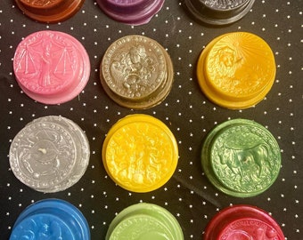Set di candele zodiacali
