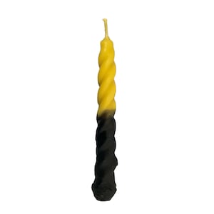 6 Reverse chime candles Yellow/Black,,double action candle, reverse candle