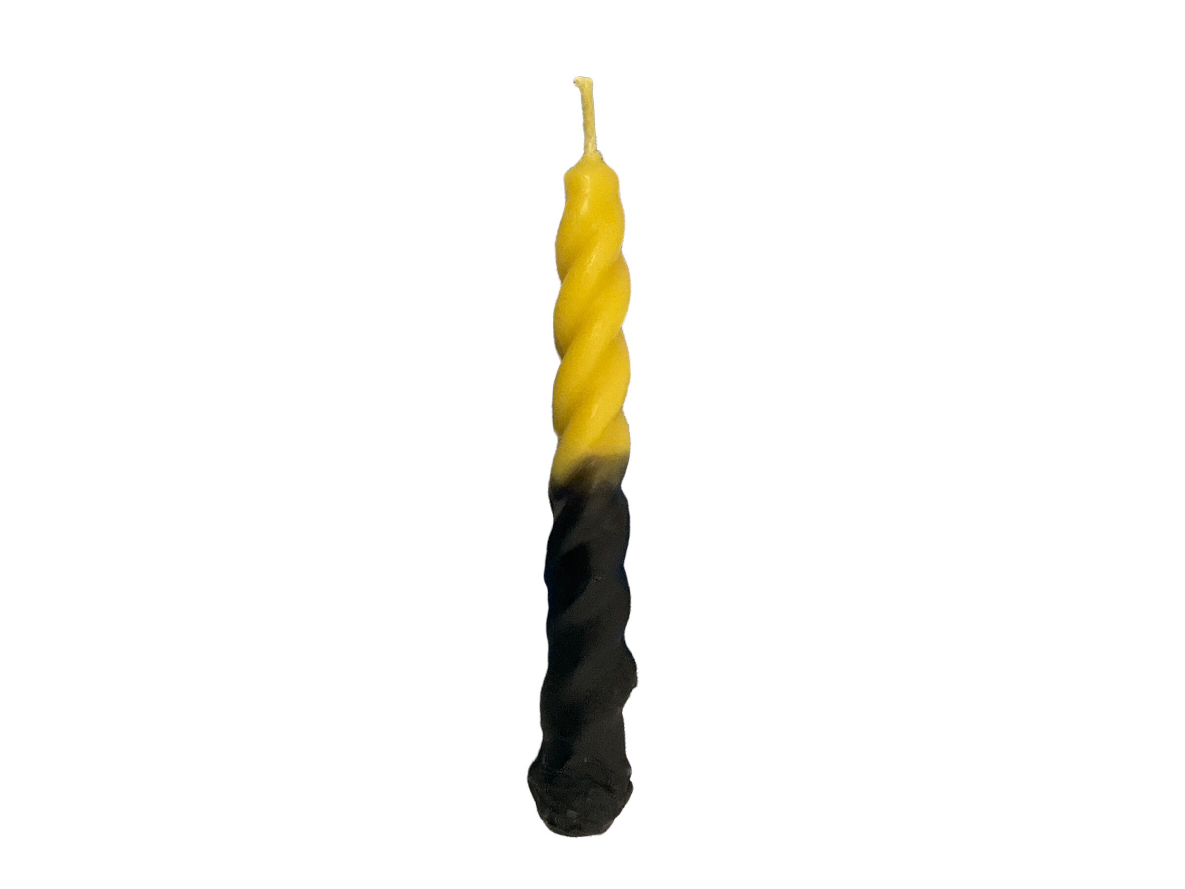 6 Reverse chime candles Yellow/Black,,double action candle, reverse candle