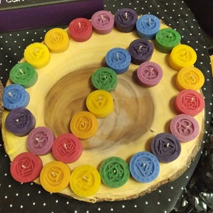 Chakra Tealight candles