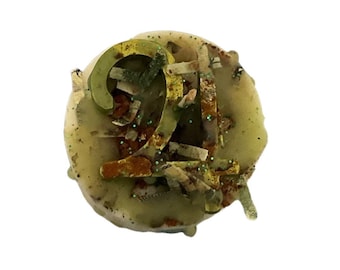 Luz de té fija planetaria de Júpiter, dinero manifiesto, dibujo de dinero, vela de abundancia, vela de hechizo, vela de altar