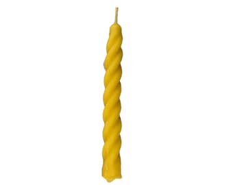 6 candele campanello gialle, candela magica solare, candela rituale
