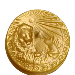 Löwe Sternzeichen Kerze, Sternzeichen Geburtstagskerze, Astrologie Kerze