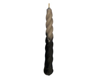 6 candele a carillon invertito grigio/nero, candela a doppia azione, candela invertita