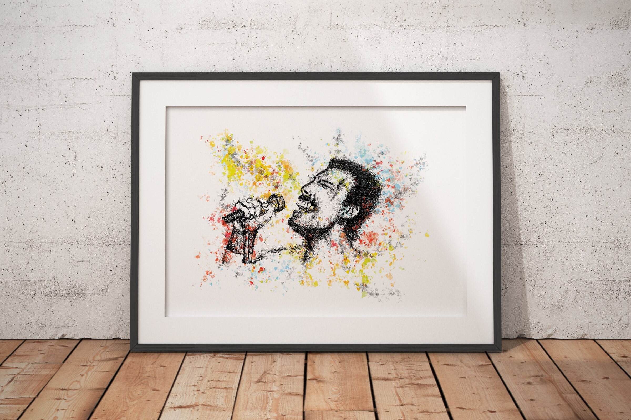 Freddie Mercury A3 Art Print - Etsy