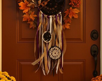 HALLOWEEN Dream Catcher Decoration • Boho Decor • Handmade Wall Hanging for Home, Apartment, Office, Classroom