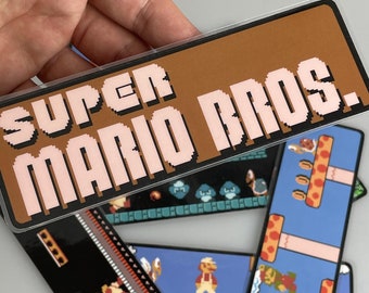 mario bookmark etsy