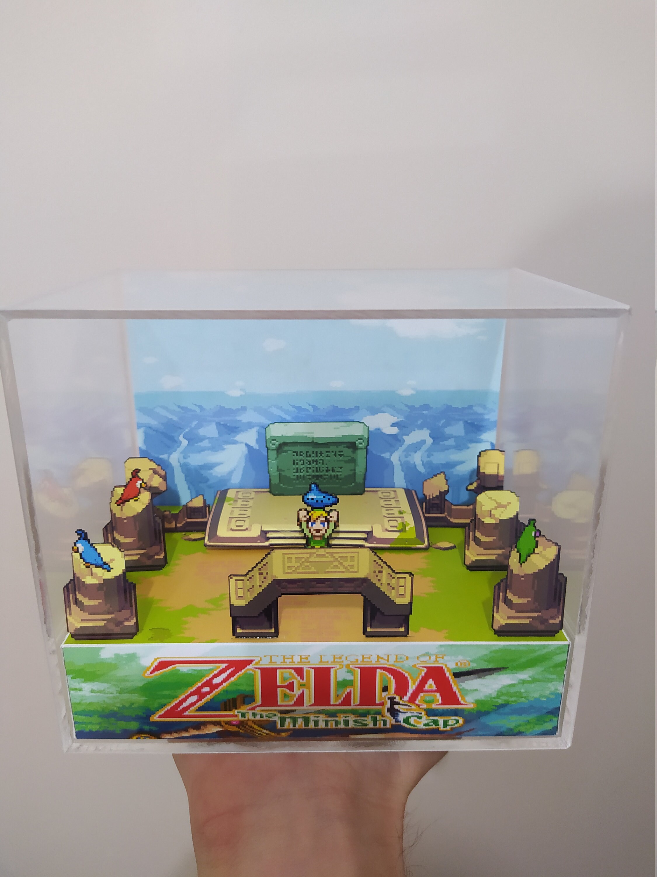 The Legend of zelda the Minish Cap 3D Retro Gaming Cube Etsy