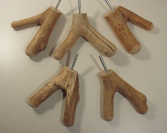 Garderobenhaken 5Stk, Asthaken, Holzhaken, Wandhaken, Haken