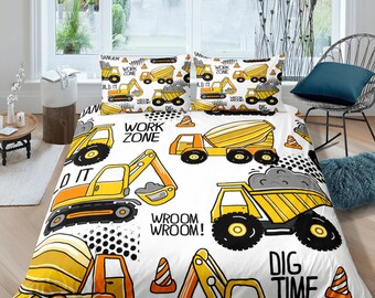 digger cot bedding