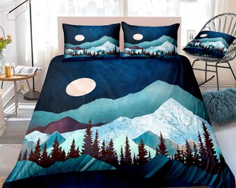 kids mountain bedding