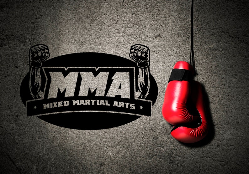 Kickboxing Mixed Martial Arts Sport Wall Sticker Vinyl Decal Mural Art Decor ZA00623