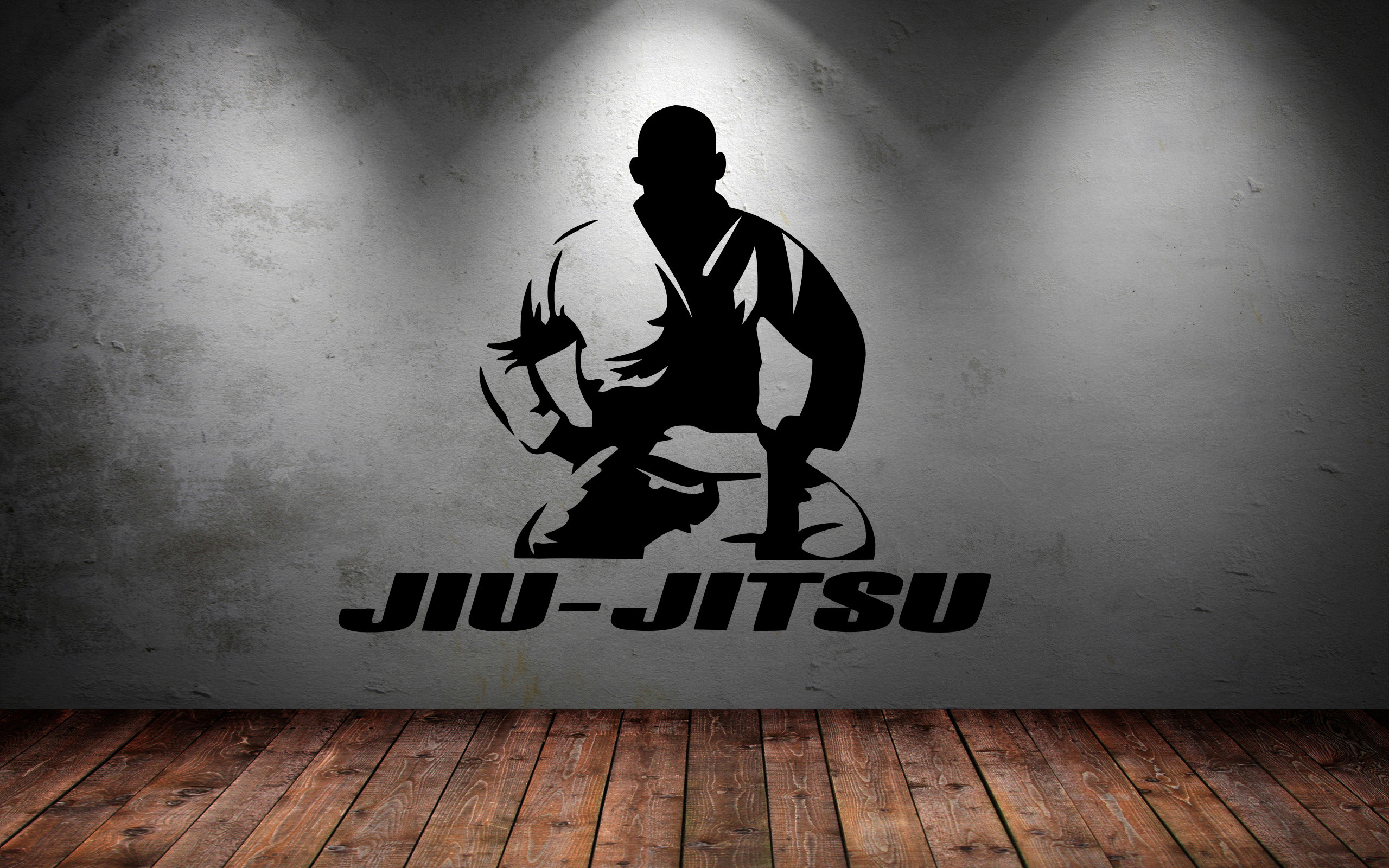 Jiu Jitsu Japanese Martial Art Wall Sticker Vinyl Decal Mural Etsy