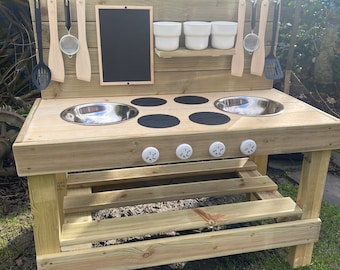 Mud Kitchen with Double Sink