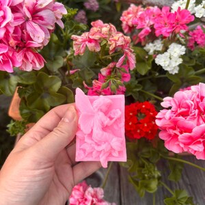 Soap with flowers and fairy