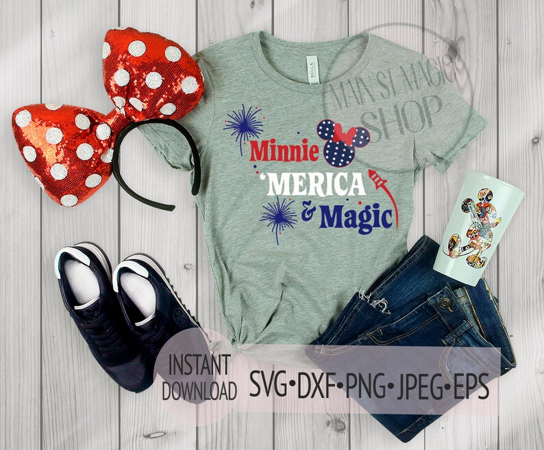 Download Fourth of July svg 4th of July svg Mickey mouse svg Minnie ...
