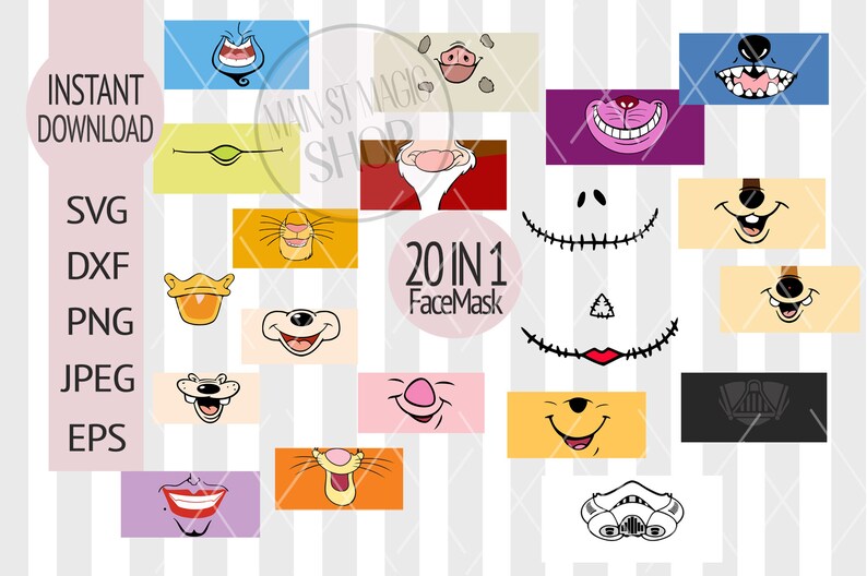Free Free 295 Disney Mask Svg SVG PNG EPS DXF File