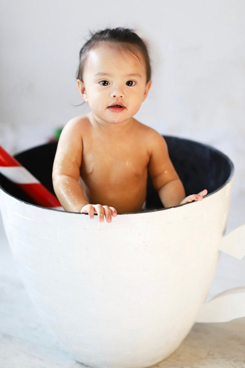 DIY giant tea cup photography prop GUIDE ONLY Etsy