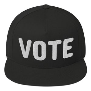Big Vote Flat Bill Snapback Cap image 2