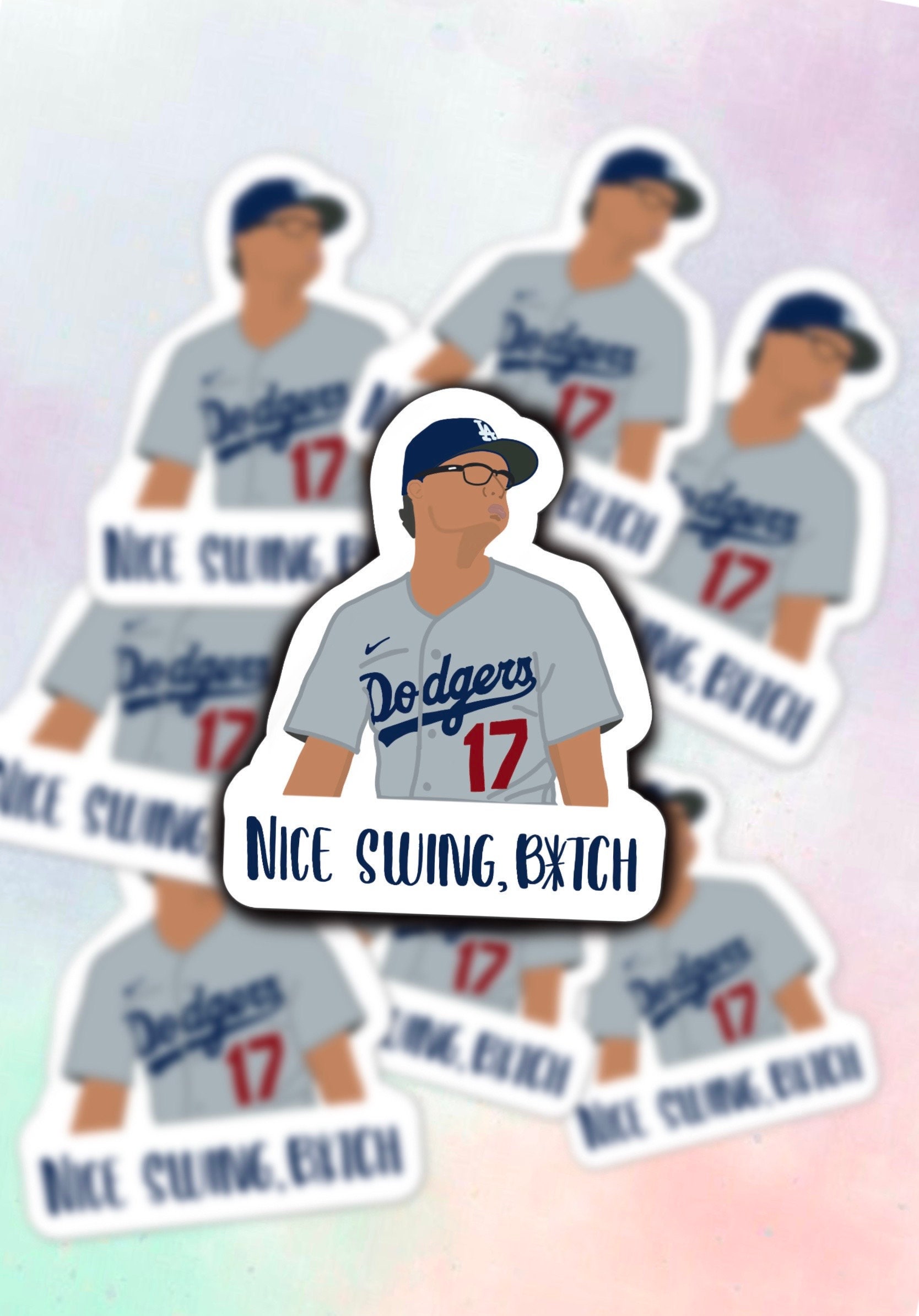 Stickers Stickers, Labels & Tags Paper Joe Kelly Custom Dodger Stickers