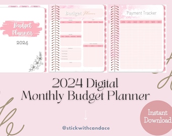 2024 Digital Monthly Budget Planner