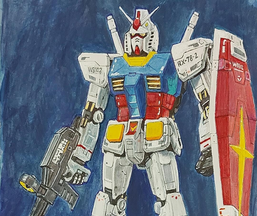 Gundam RX-78-2 Mobile Suit Gundam Original Illustration Fan Art