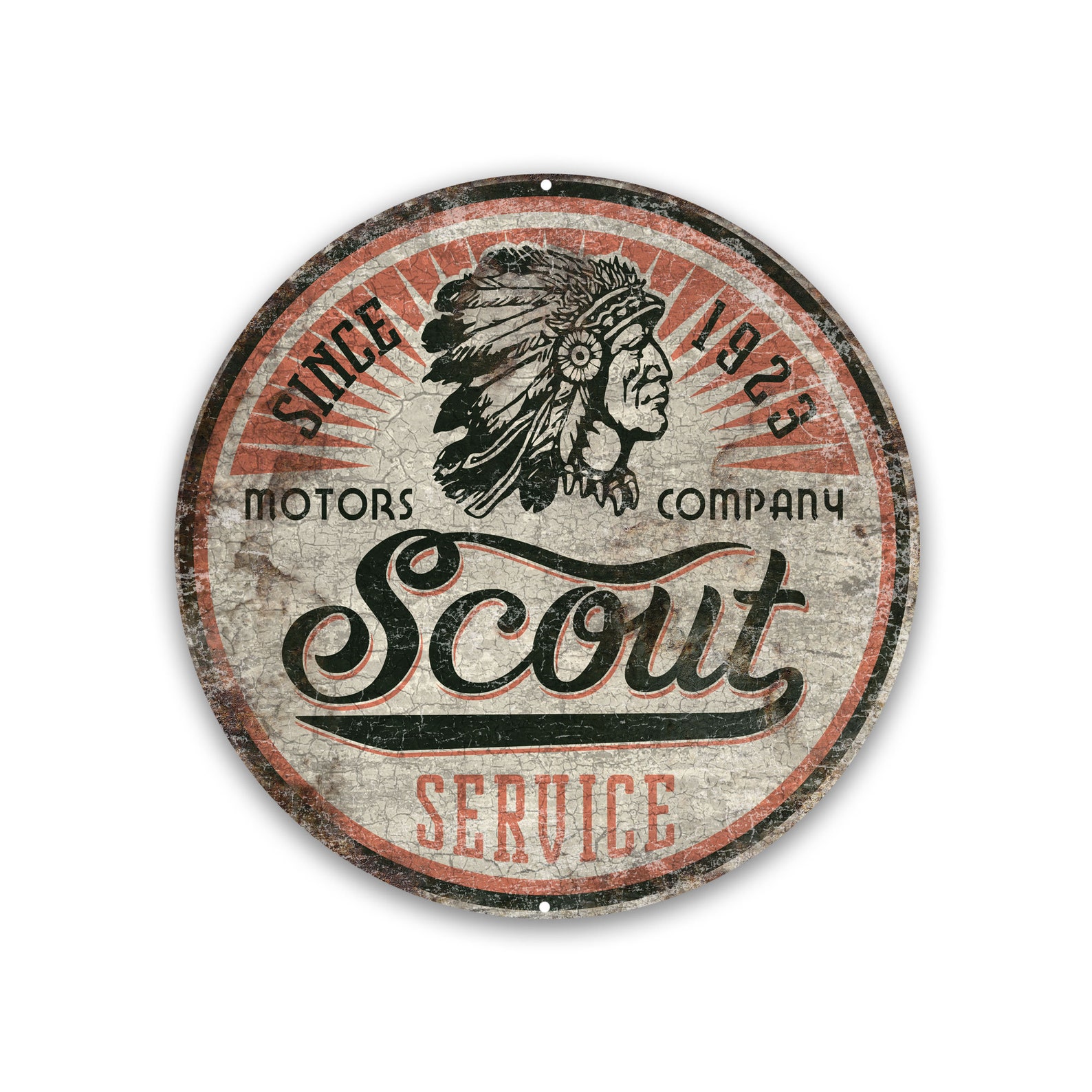 Vintage Automotive Sign 12 Metal Circle Choose From - Etsy