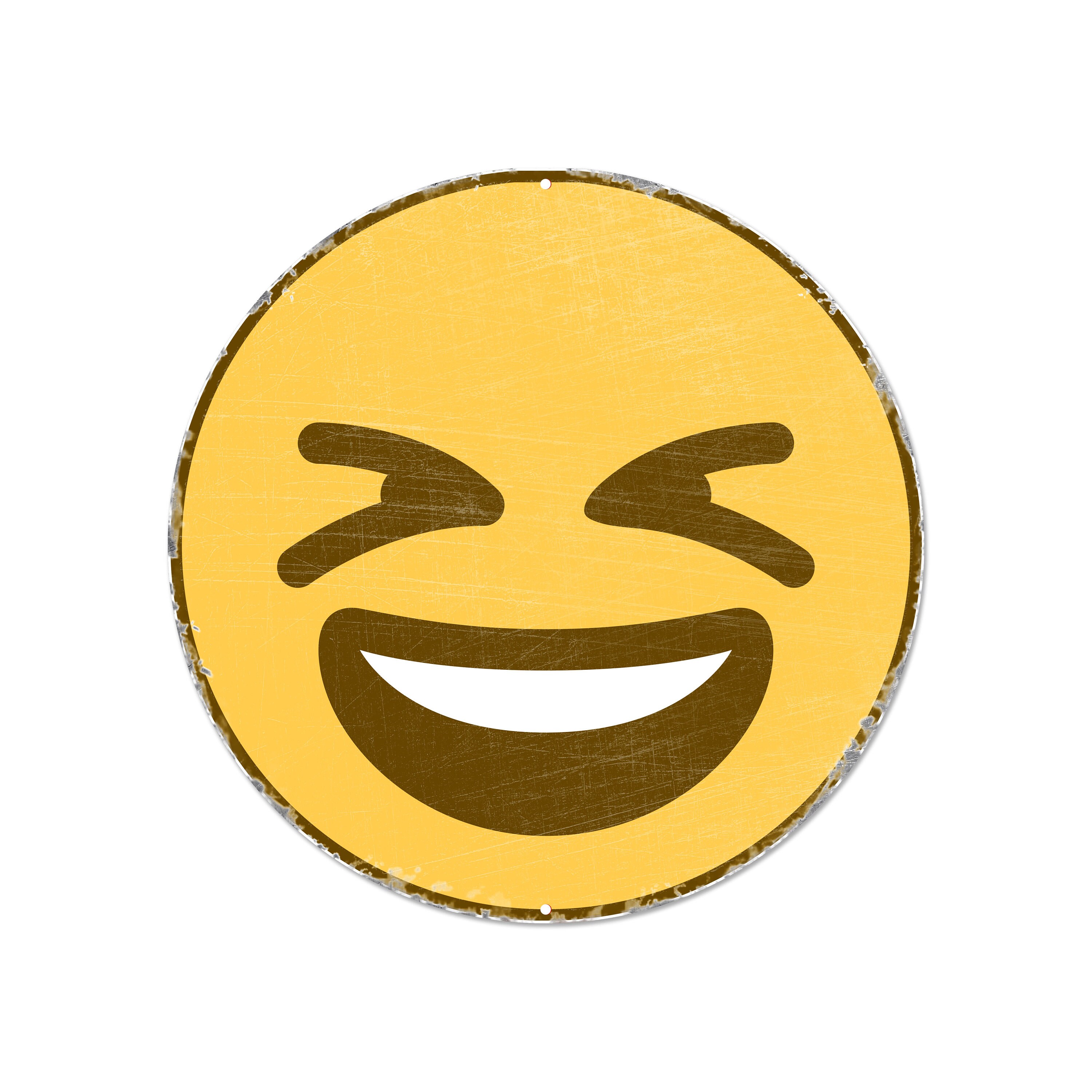 Smiley Face Vintage Emoji Signs 12