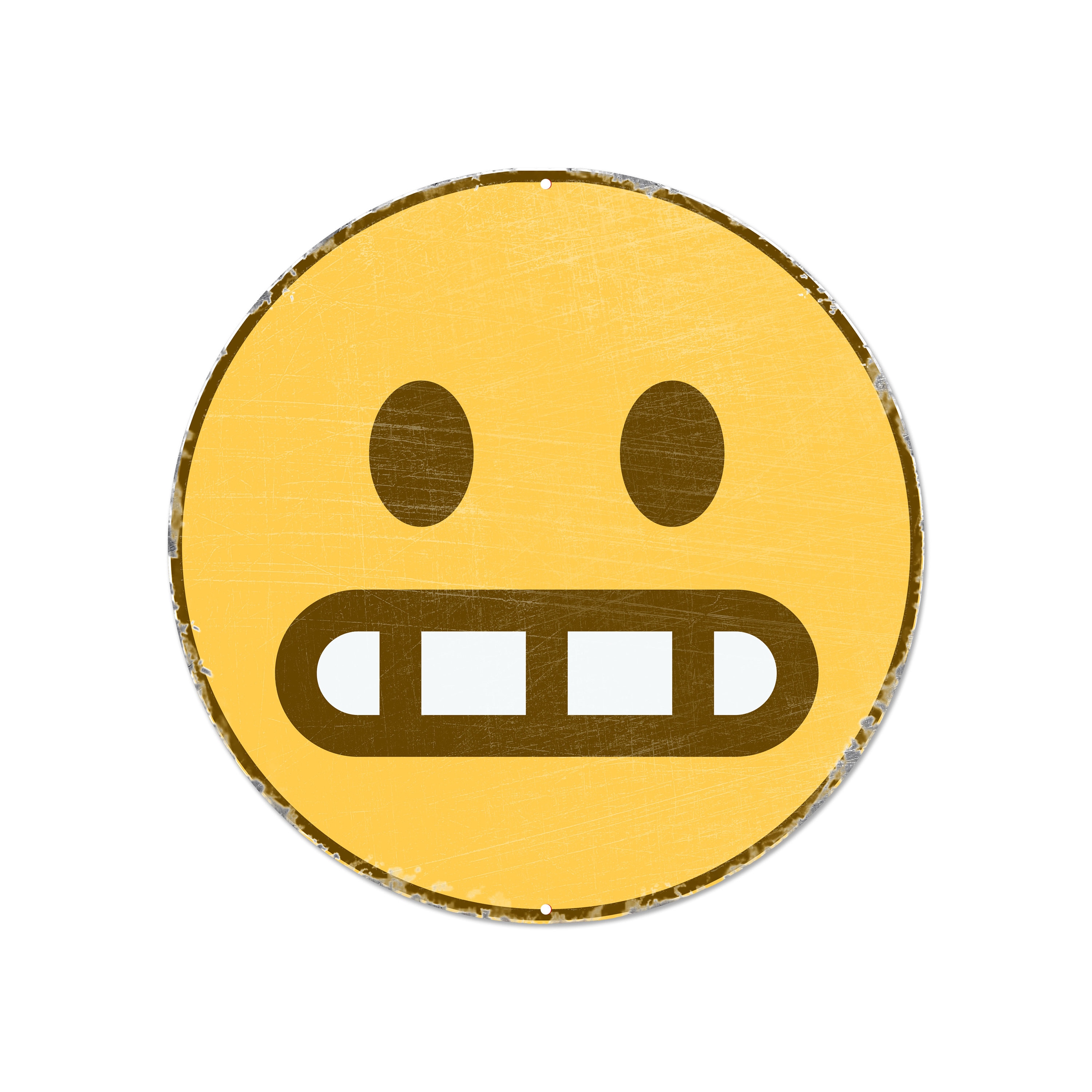 Angry Sad Face Vintage Emoji Signs 12 \, image size:3000x3000
