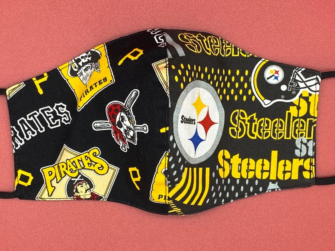 Pittsburgh Steelers Face Mask, Pittsburgh Pirates Mask, Steelers and