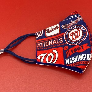 Washington Wizards Face Mask, Washington Nationals Face Mask, Wizards and Nationals FaceMask, Baseball MLB Basketball NBA, Two In One, Sizes image 4