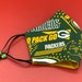 Green Bay Packers Face Mask, Packers Facemask, Adjustable Facemask, NFL ...