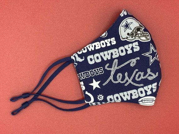 Dallas Cowboys Face Mask – Reusable & Adjustable Adult Unisex