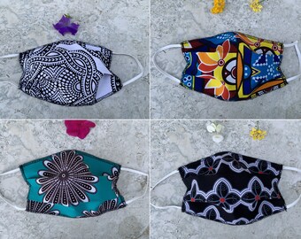Asthma Friendly, Thin, One Layer, Washable Face Mask, Cotton, Beautiful, Reusable, Budget Quality, FaceMask Made in USA, Breathable, Floral