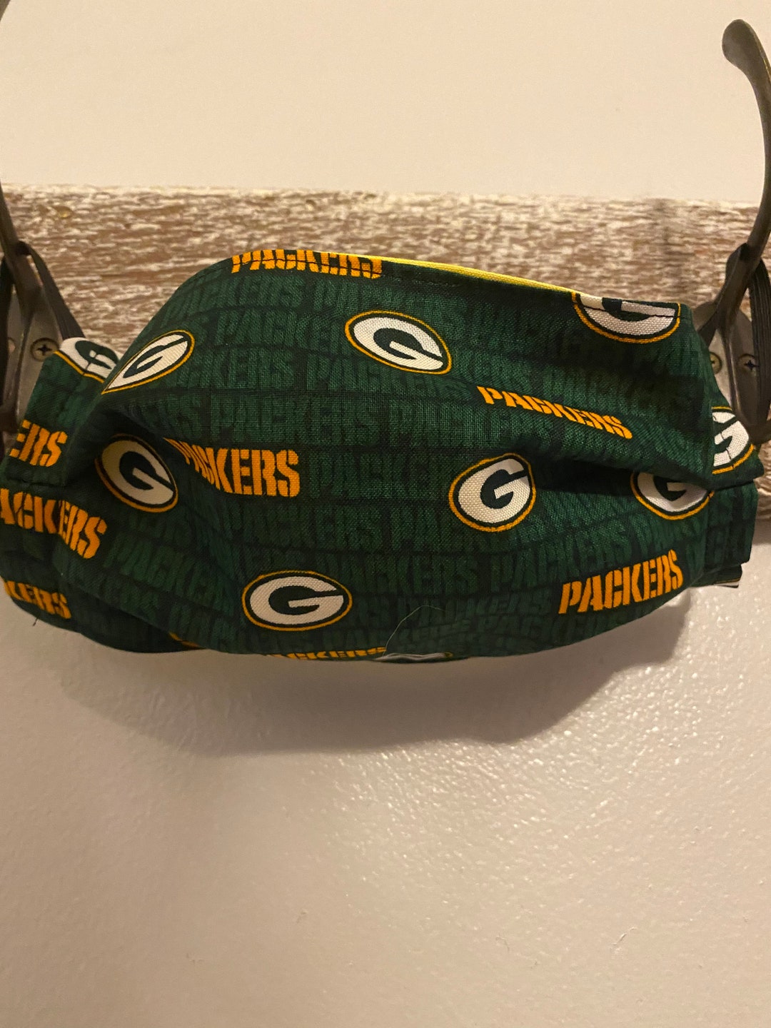 Green Bay Packer NFL Football Reusable Face Mask Washable - Etsy