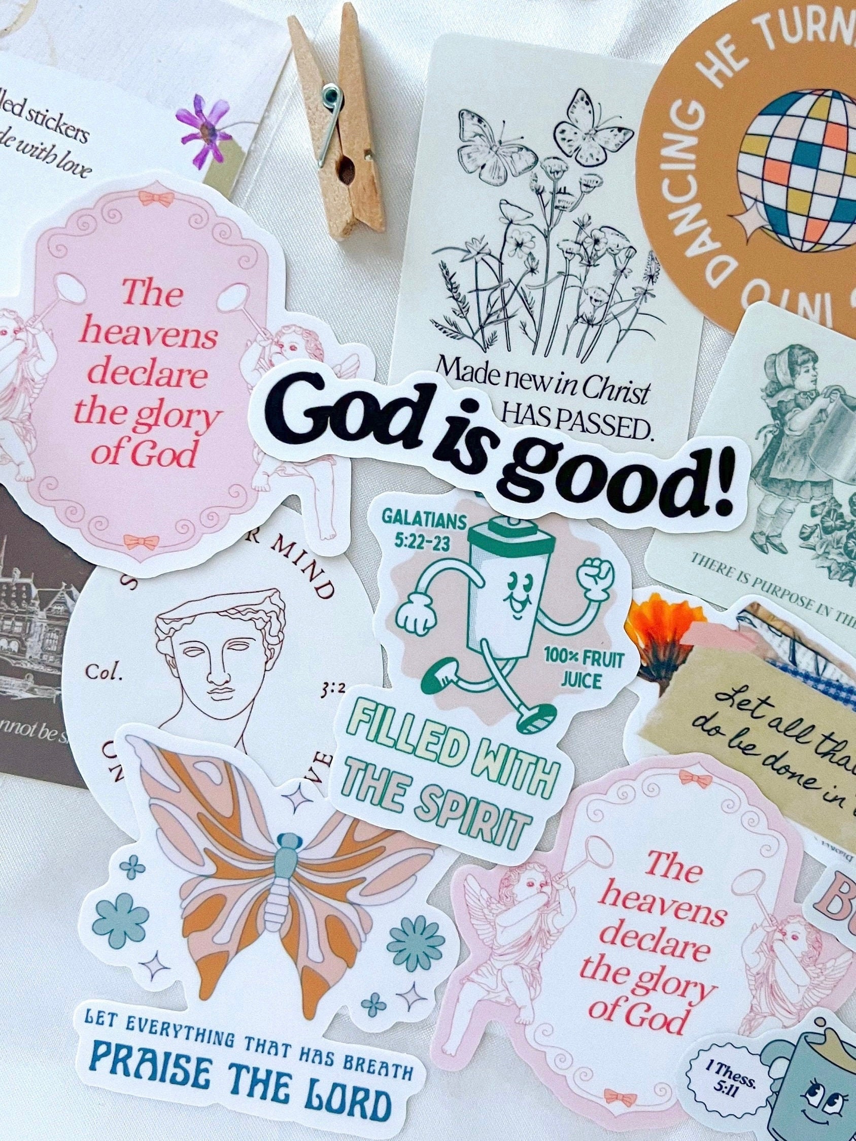 Christian Sticker Simple Build Your Own Christian Sticker Pack | Christian Stickers | Bible ...