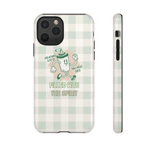 Cover per telefono "Ripieno dello Spirito" / Cover per telefono cristiana / Cover per telefono con tema fede / Cover per telefono alla moda / Cover per telefono estetica / Regalo cristiano immagine 10