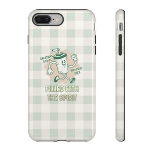 Cover per telefono "Ripieno dello Spirito" / Cover per telefono cristiana / Cover per telefono con tema fede / Cover per telefono alla moda / Cover per telefono estetica / Regalo cristiano immagine 4