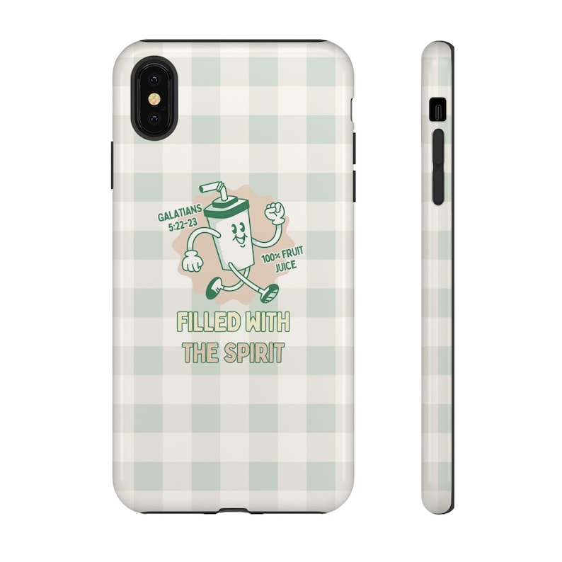Cover per telefono "Ripieno dello Spirito" / Cover per telefono cristiana / Cover per telefono con tema fede / Cover per telefono alla moda / Cover per telefono estetica / Regalo cristiano immagine 8