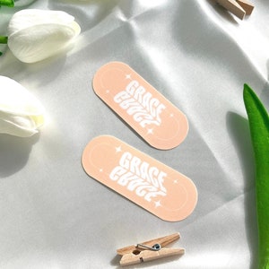 Grace Sticker | Christian Sticker | Bible Sticker | Faith Sticker | God | Jesus Sticker | Trendy Sticker | Aesthetic | Christian Girl