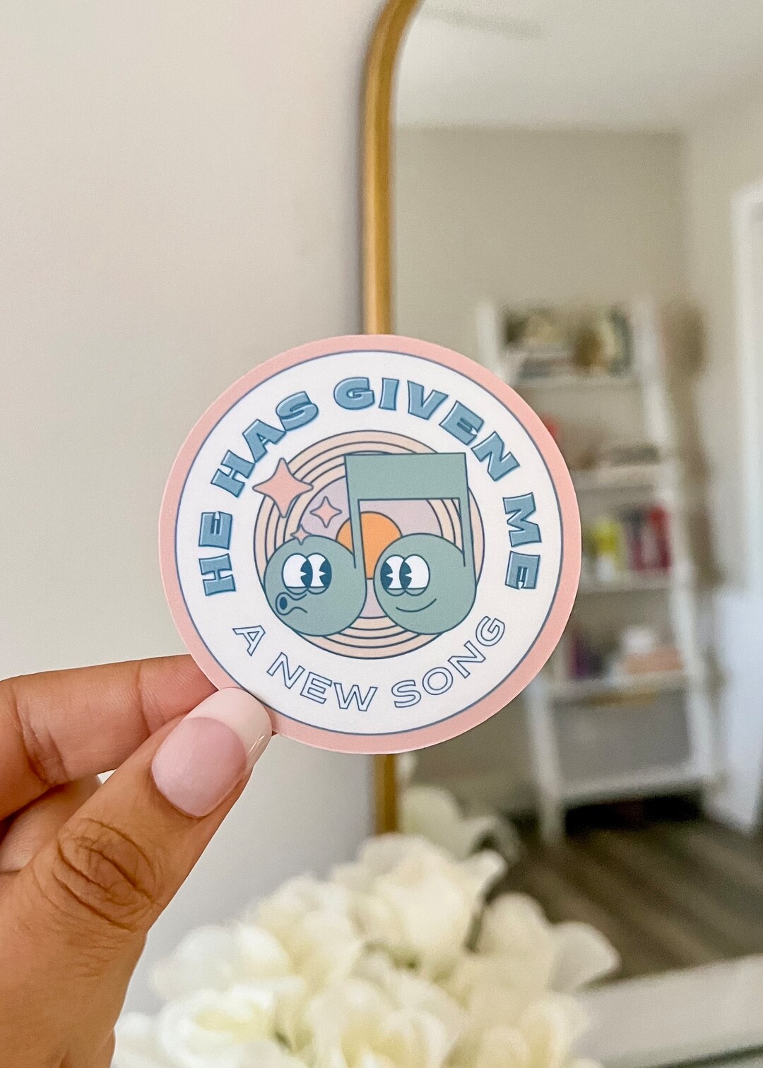 A New Song Sticker | Christian Sticker | Bible Verse Sticker | Faith ...
