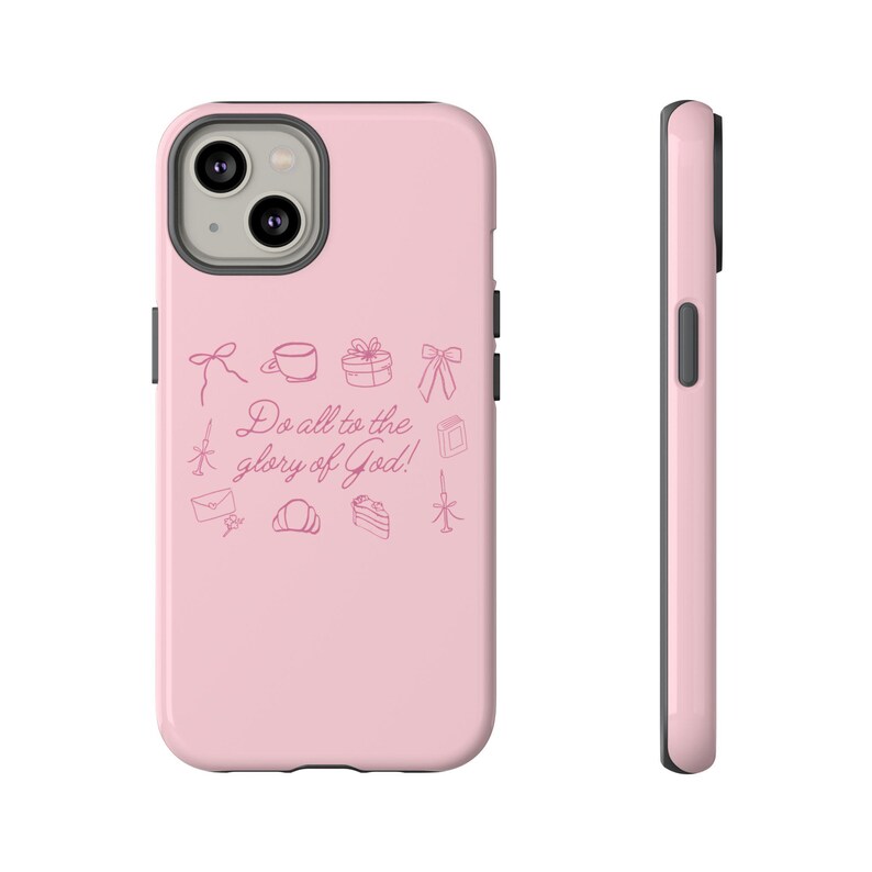 Do All to the Glory of God Phone Case | Christian Phone Case | Faith Phone Case | Trendy Phone Case | Aesthetic Phone Case | Christian Gift image 2