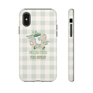 Cover per telefono "Ripieno dello Spirito" / Cover per telefono cristiana / Cover per telefono con tema fede / Cover per telefono alla moda / Cover per telefono estetica / Regalo cristiano immagine 5